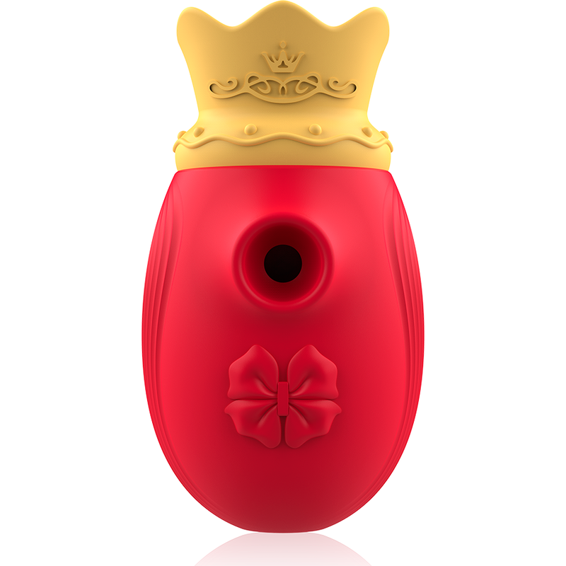 Il Re del Piacere – Stimolatore Clitorideo con Suzione e Licking - ROSSO