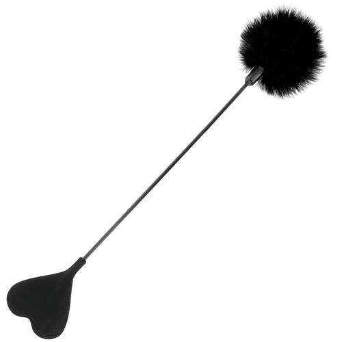 DARKNESS - Fusta Doppia 40 cm con Piuma Stimolante