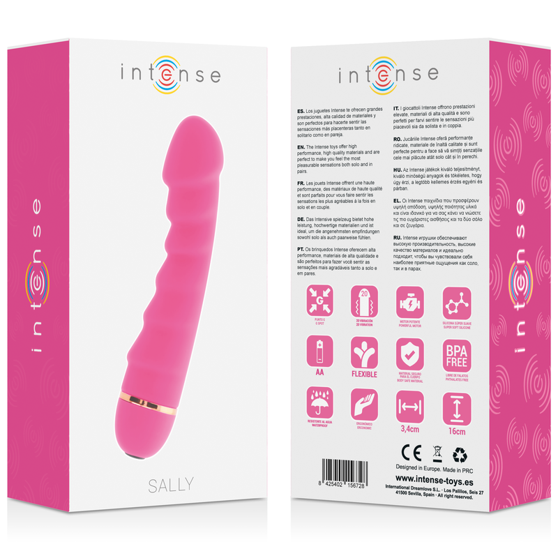 Vibratore Intense Toys – Curvo per Punto G, 20 Vibrazioni e Design Elegante