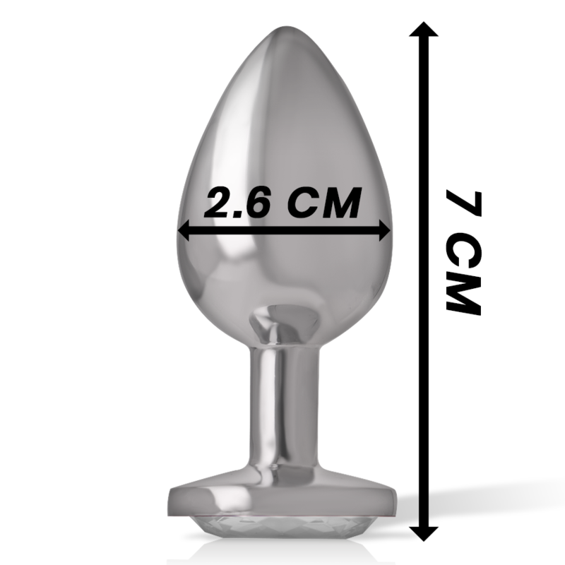 Intense™ – Plug Anale in Metallo con Joya a Diamante taglia S