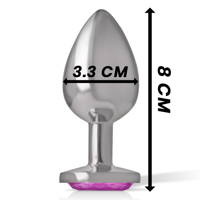 Intense™ – Plug Anale in Metallo con Joya a Diamante taglia M