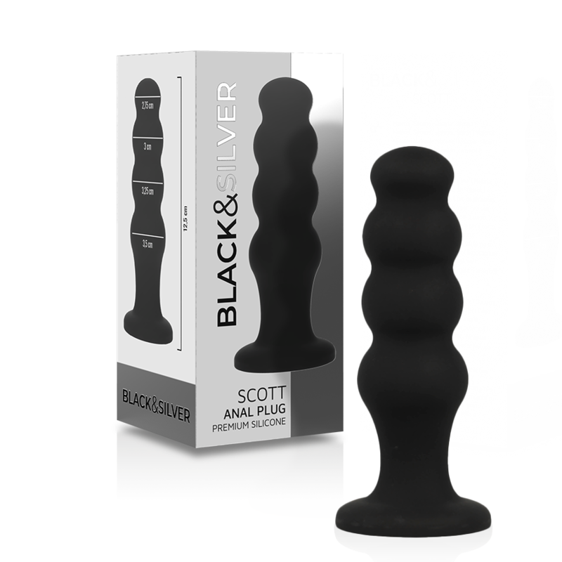 Black&Silver™ SCOTT – Plug Anale in Silicone
