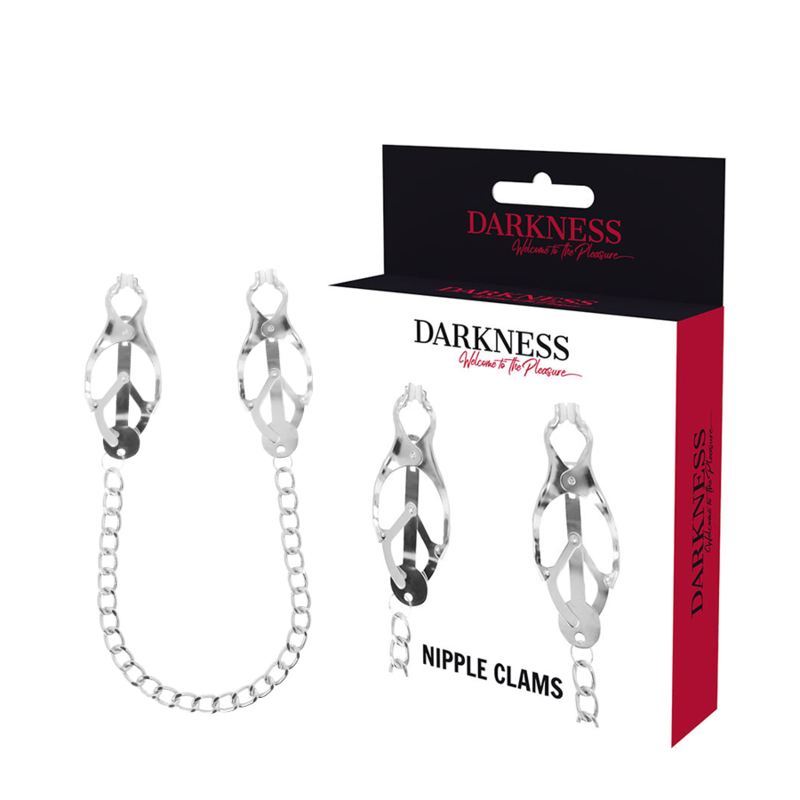 DARKNESS - Pinze per Capezzoli con Catena