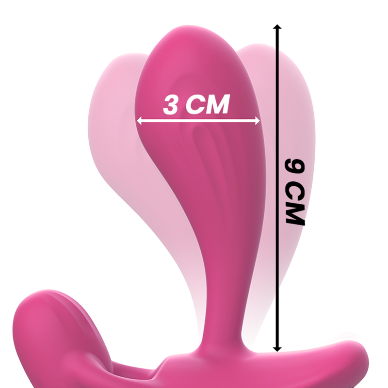INTENSE Shelly™ – Plug Anale Vibrante Unisex con Doppio Motore e Telecomando