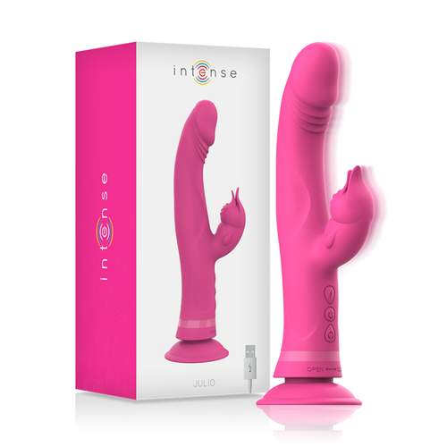 Intense™ Julio - Vibratore Rabbit con Triplo Motore e Ventosa Potente