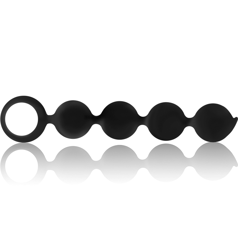 Black&Silver™ Lennon Beads™ – Palline Anali in Silicone 15 cm