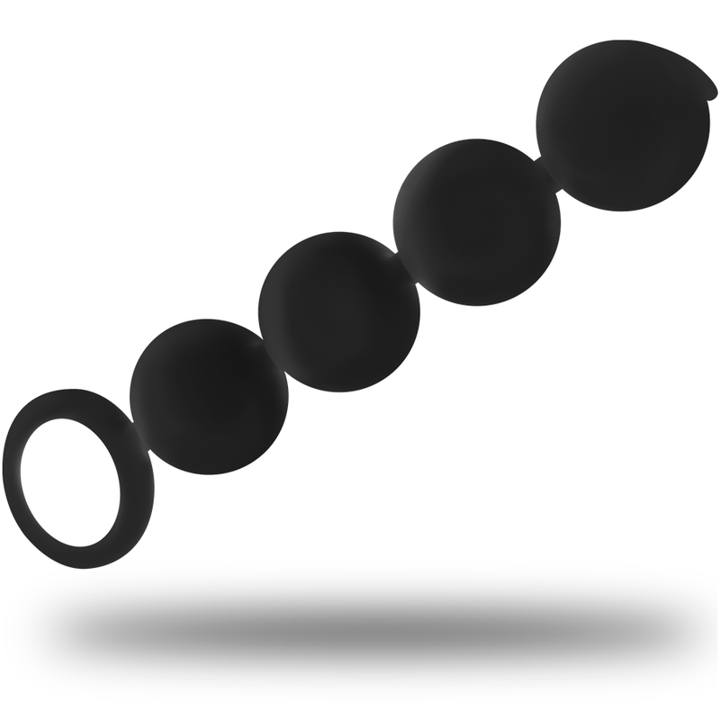 Black&Silver™ Lennon Beads™ – Palline Anali in Silicone 15 cm