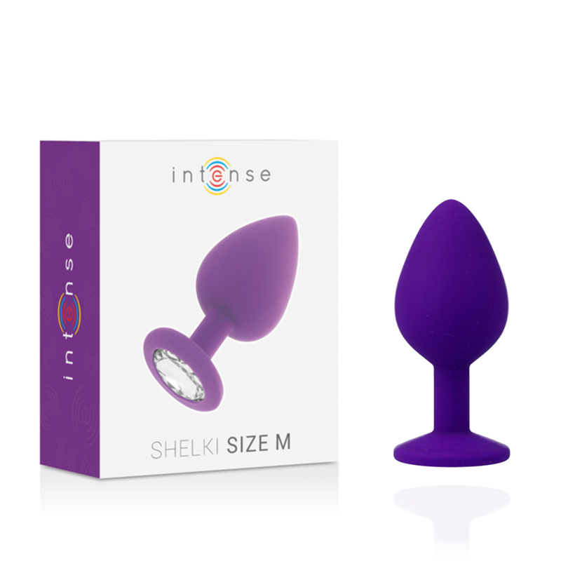 Intense Toys – Plug Anale in Silicone con Base a Diamante