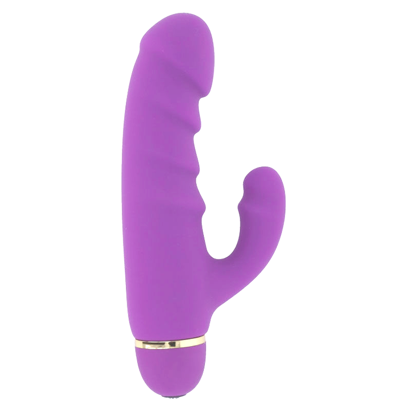 Vibratore Punto G con Stimolatore Clitorideo Crass – Intense Toys