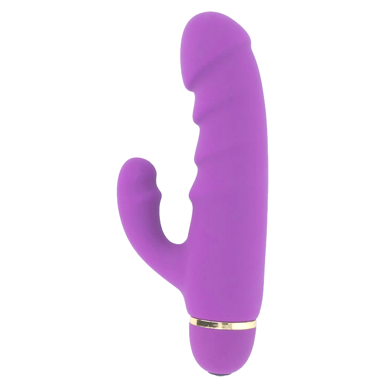 Vibratore Punto G con Stimolatore Clitorideo Crass – Intense Toys
