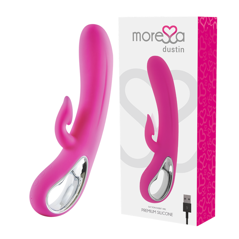 Moressa Dustin – Vibratore Rabbit con Doppia Stimolazione: Punto A e Suzione Clitoridea