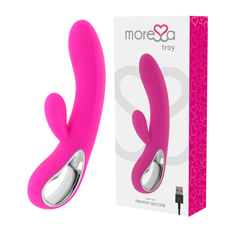 Troy Vibratore Doppia Stimolazione Clitoride e Punto G – Moressa