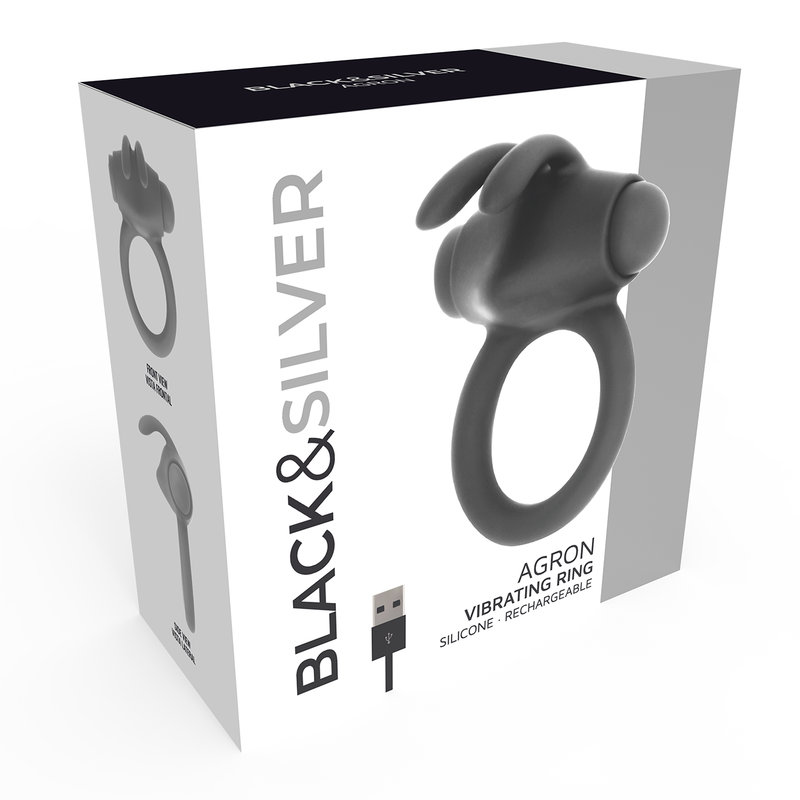 Agron – Anello Vibrante con Stimolatore Clitorideo Rabbit
