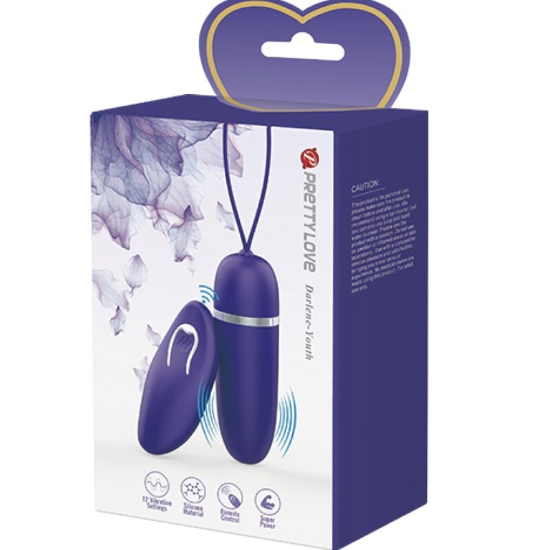 Mini Bala Vibrante Violetta con Telecomando – 12 Funzioni