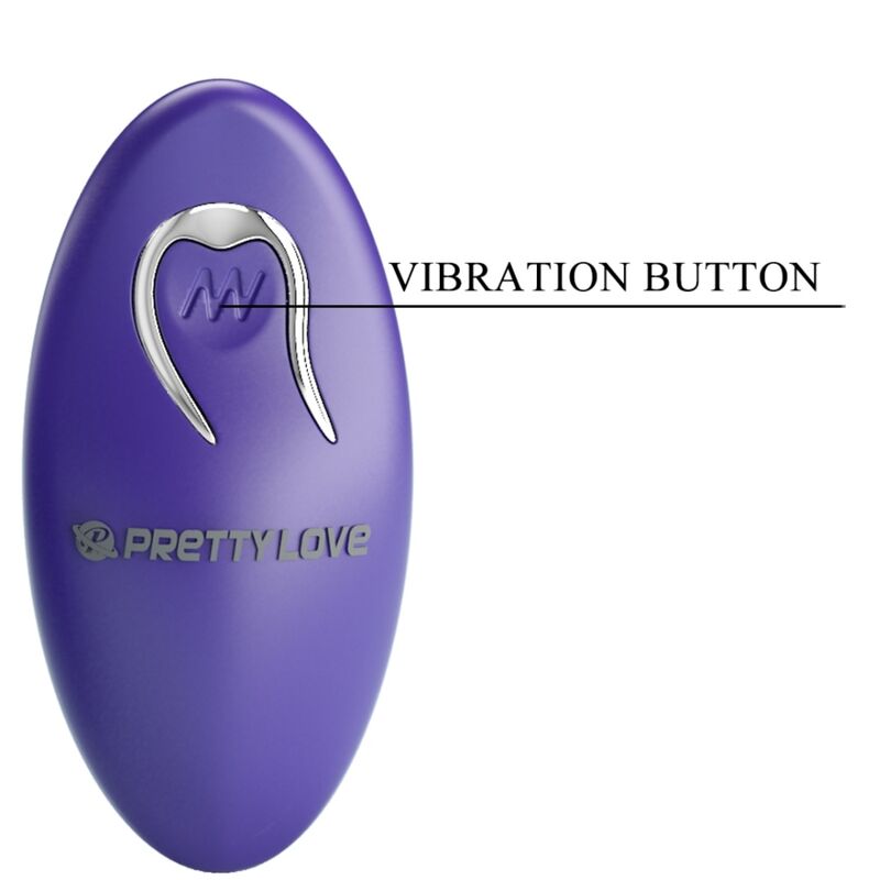 Mini Bala Vibrante Violetta con Telecomando – 12 Funzioni