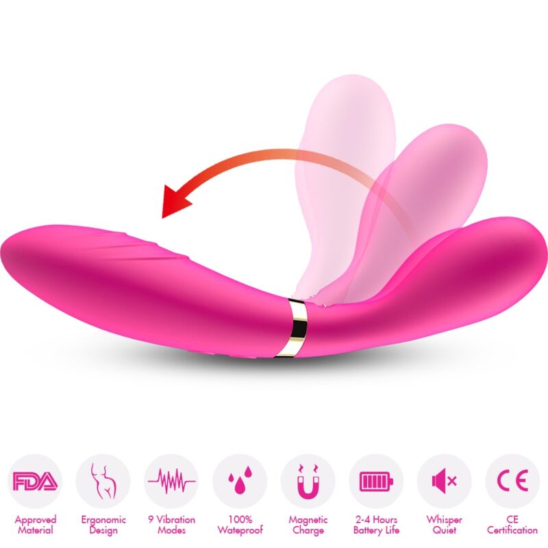 ARMONY – Massaggiatore a Tripla Testa in Silicone Medicale