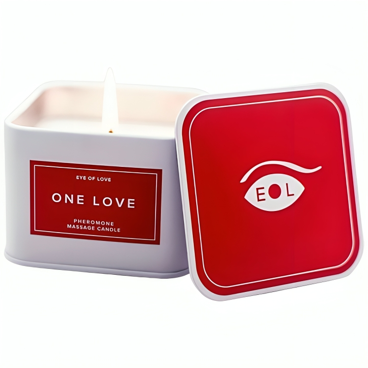 Candela da Massaggio con Feromoni – Rosa, Lirio e Vaniglia Sensuale