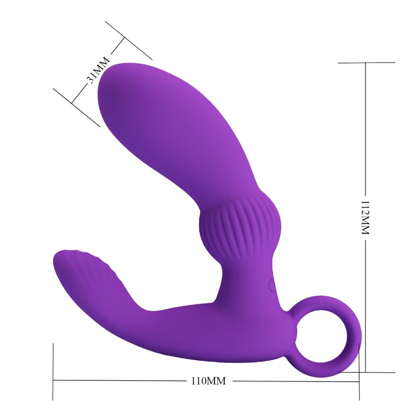 Massaggiatore prostatico vibrante Pretty Love – 12 funzioni, ricaricabile USB