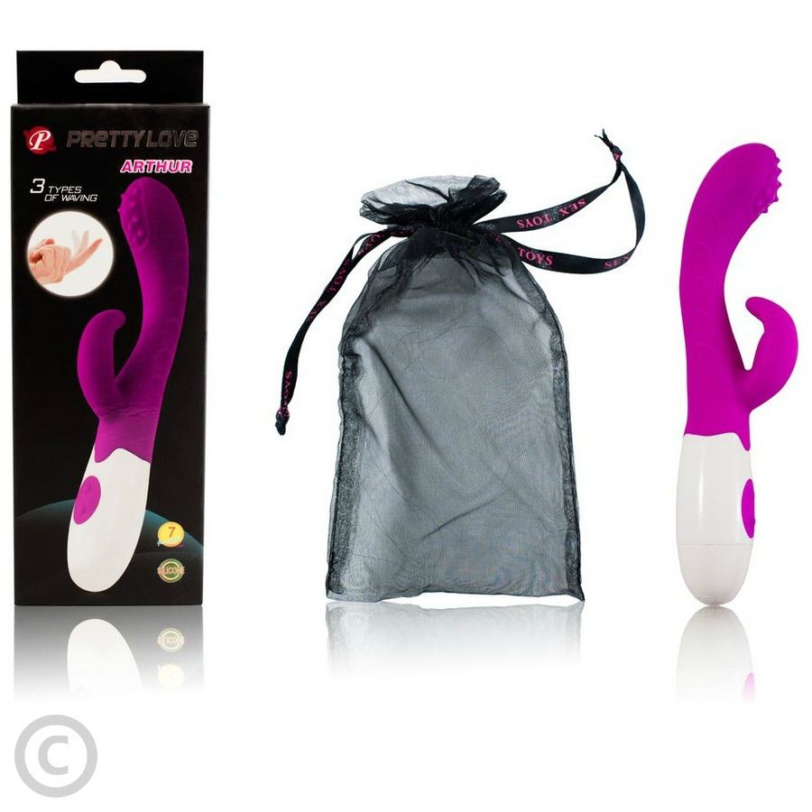 Pretty Love – Vibratore Rampante Lilla/Bianco con Punto G