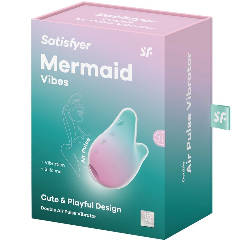 Satisfyer Mermaid Vibes – Stimolatore Clitorideo Air Pulse e Vibrazioni