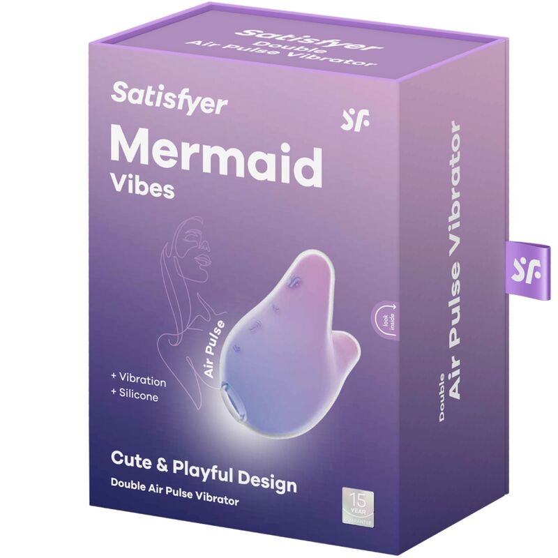 Satisfyer Mermaid Vibes – Succionatore Clitorideo e Vibratore 2-in-1 Waterproof
