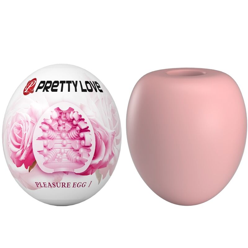 Pretty Love – Masturbatore Compatto Rosa con Texture Stimolante in TPR