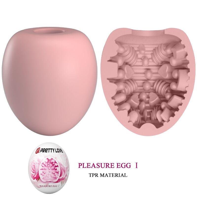 Pretty Love – Masturbatore Compatto Rosa con Texture Stimolante in TPR