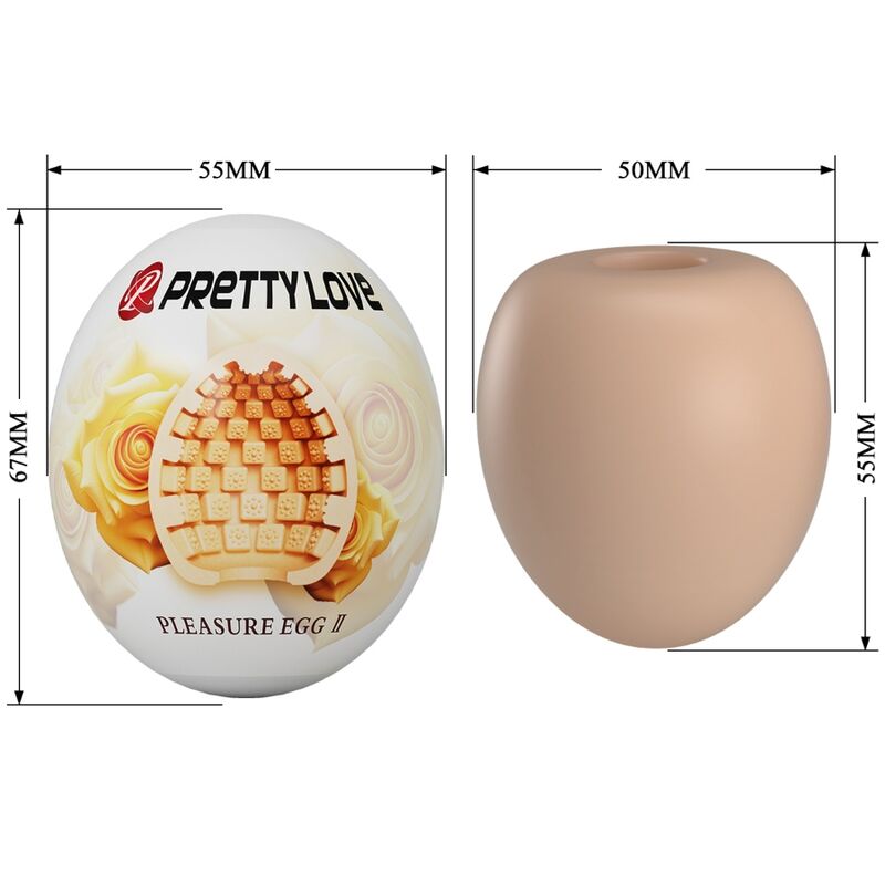 Pretty Love – Masturbatore Compatto Color Carne con Texture Stimolante