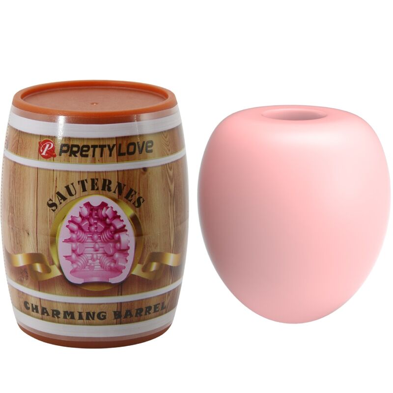 Pretty Love – Masturbatore Compatto Rosa con Texture Stimolante in TPR