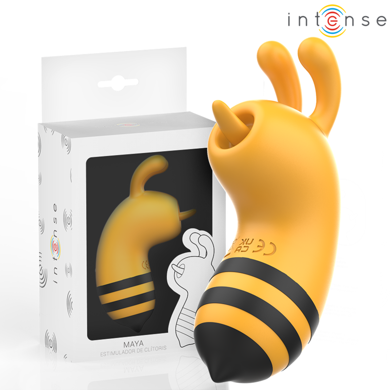 Maya – Stimolatore Clitorideo Ape Giallo/Nero di INTENSE