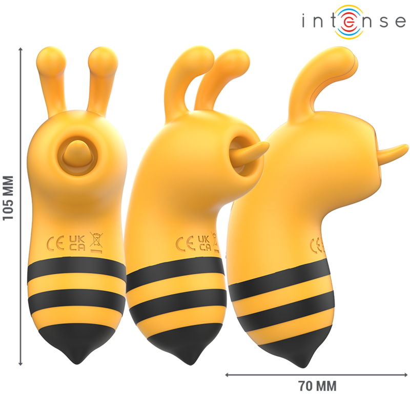 Maya – Stimolatore Clitorideo Ape Giallo/Nero di INTENSE