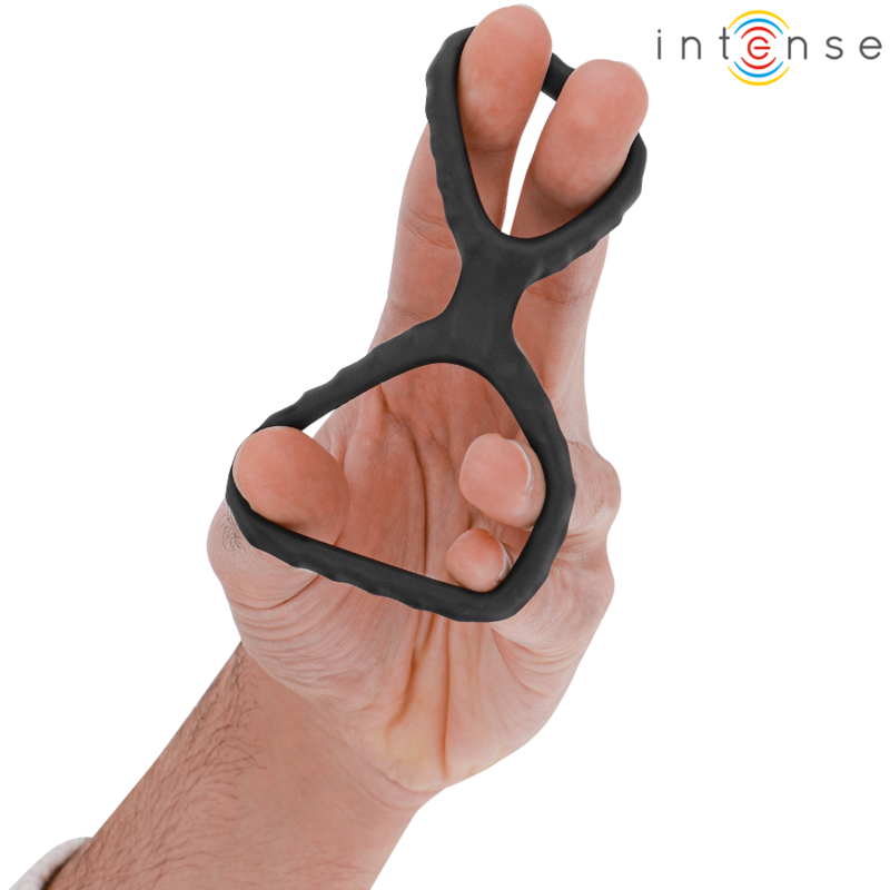 INTENSE DEWEY – Doppio Anello per Pene e Scroto in Silicone Morbido