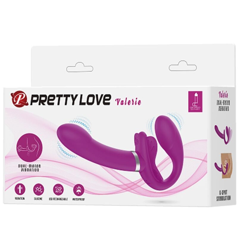 Dildo Vibrante Senza Spalline Pretty Love – 12 Vibrazioni per Coppie
