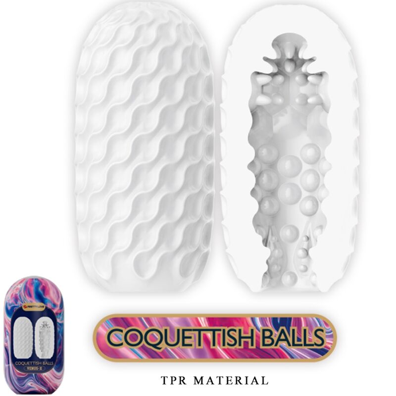 Masturbatore Pretty Love VENUS X con 3 Tunnel Stimolanti in TPR