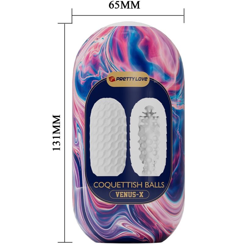 Pretty Love – Masturbatore VENUS X con 3 Tunnel Stimolanti