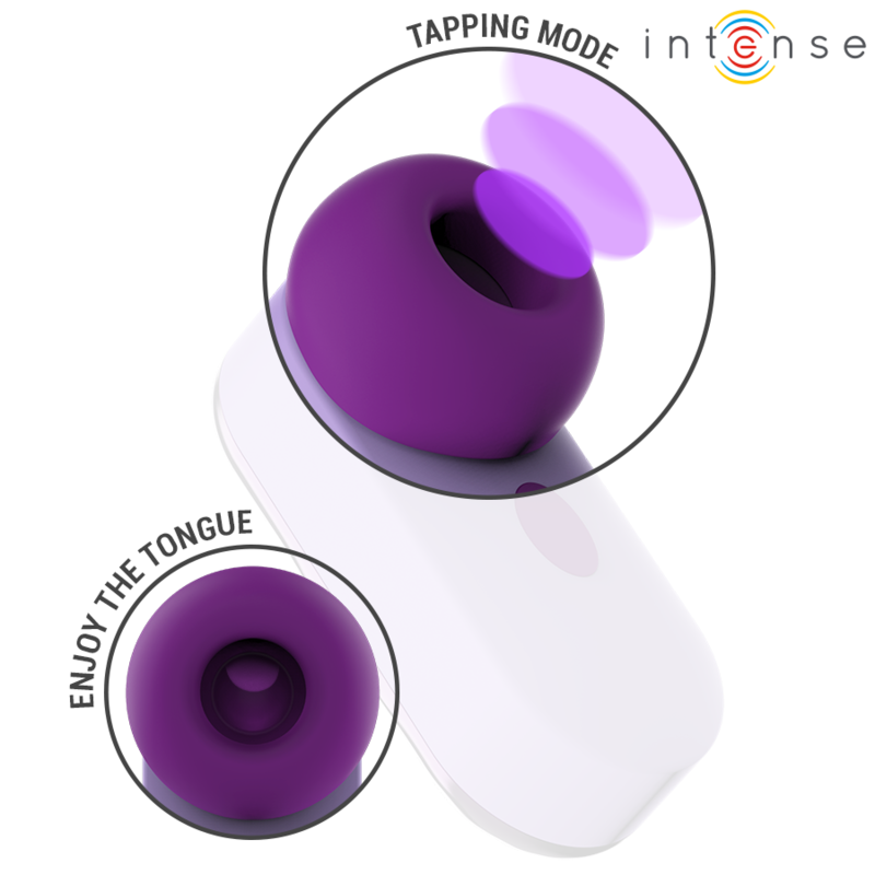 Sabrina – Stimolatore Clitorideo Compatto Rosa/Violetto di INTENSE