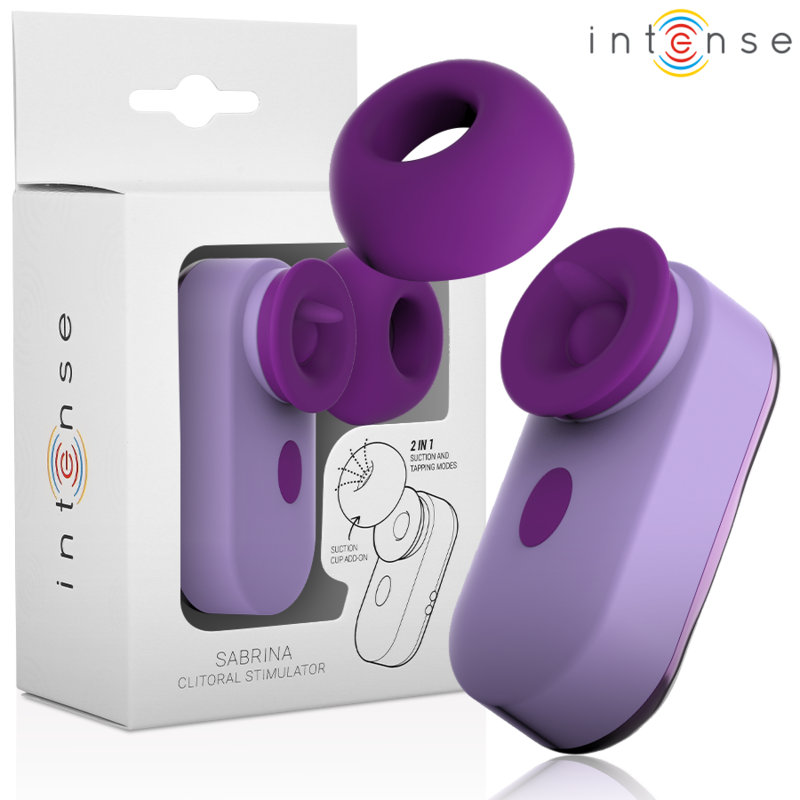 Sabrina – Stimolatore Clitorideo Compatto Rosa/Violetto di INTENSE