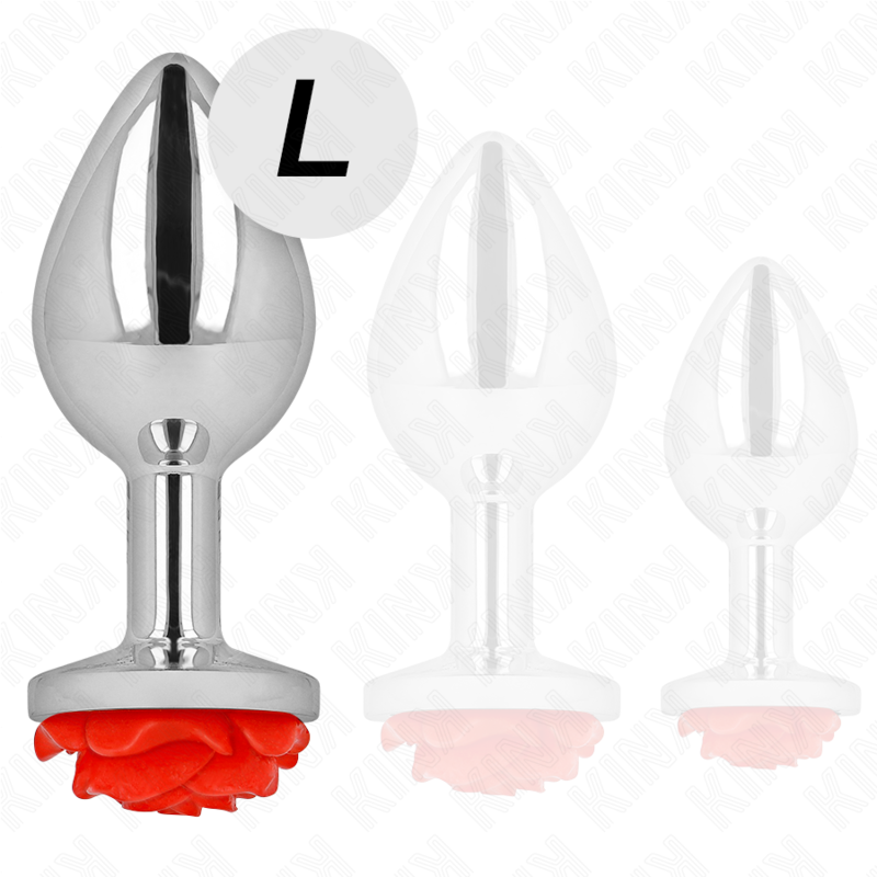 KINK -Plug anale rosa taglia L