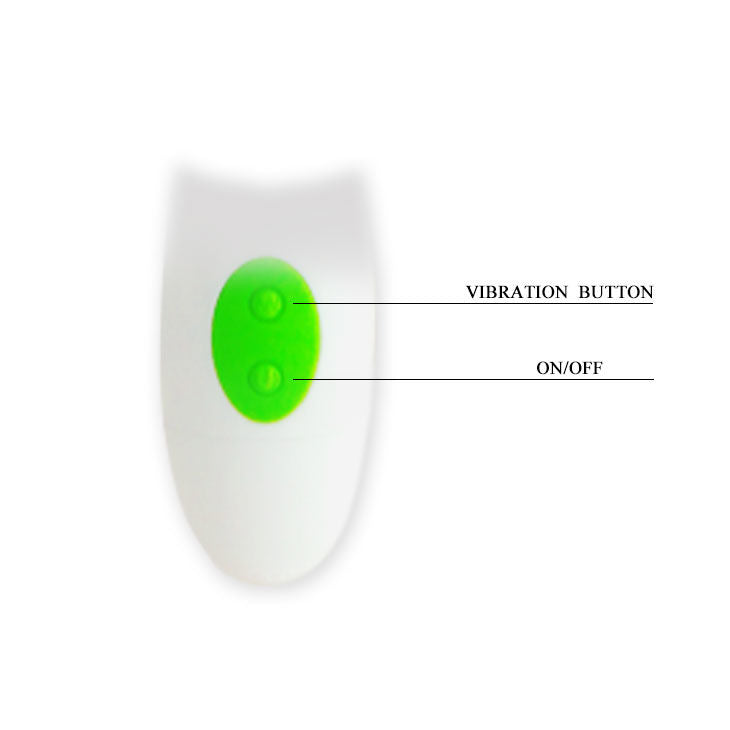 Pretty Love – Vibratore Rampante Verde/Bianco 30 Vibrazioni