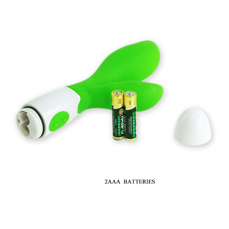 Pretty Love – Vibratore Rampante Verde/Bianco 30 Vibrazioni