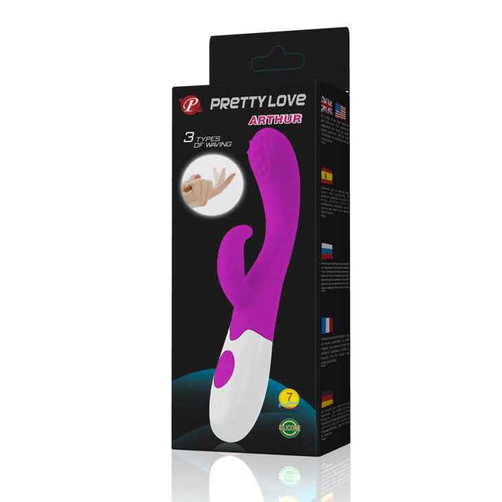 Pretty Love – Vibratore Rampante Lilla/Bianco con Punto G