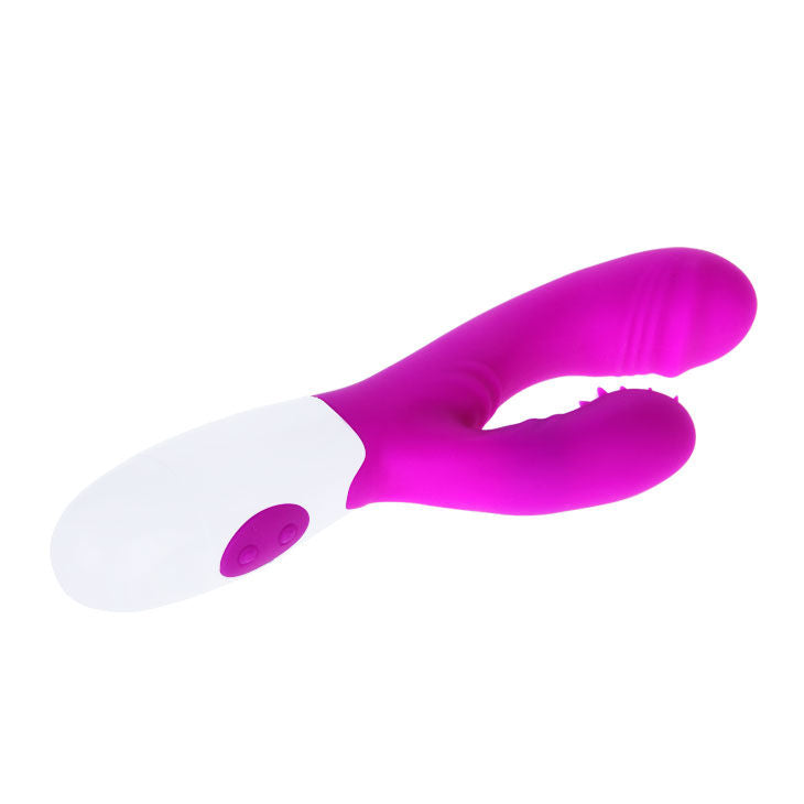 Vibratore Rabbit Lilla & Bianco – Doppio Motore e Rotazione Stimolante