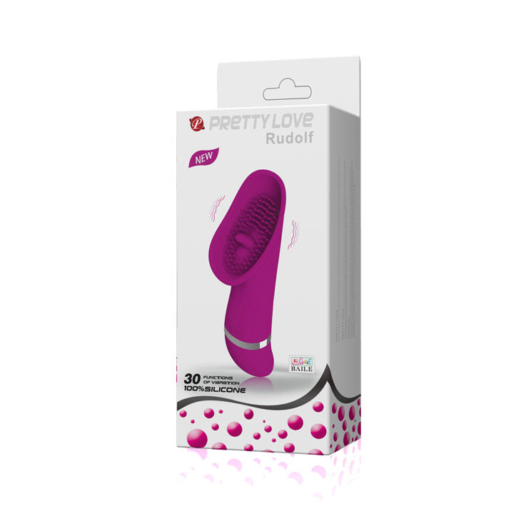 Rudolf by Pretty Love – Vibratore Clitorideo con 30 Vibrazioni e Punte Stimolanti