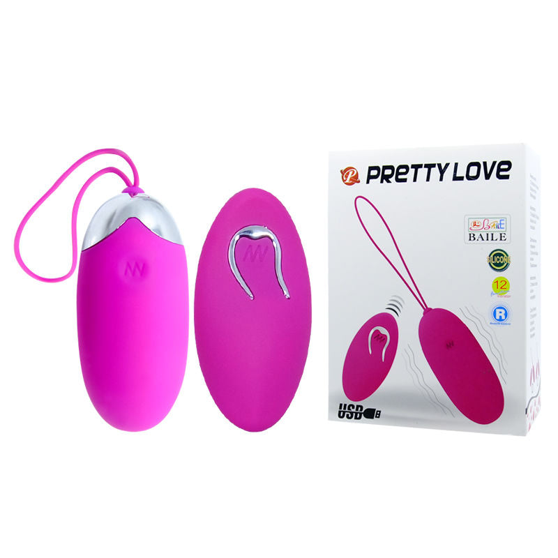Pretty Love – Ovetto Vibrante BERGE con 12 Funzioni