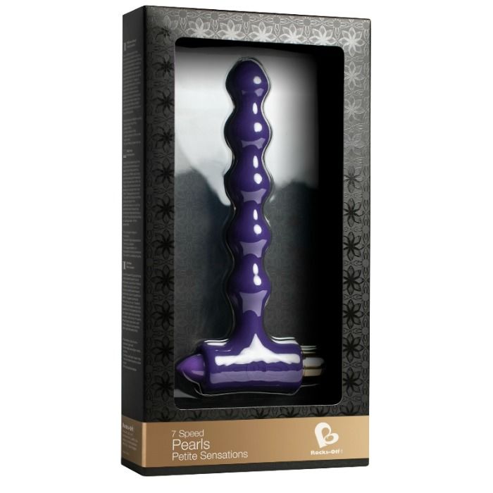 ROCKS-OFF - Petite Sensations Pearls – Vibratore Anale in Silicone Impermeabile