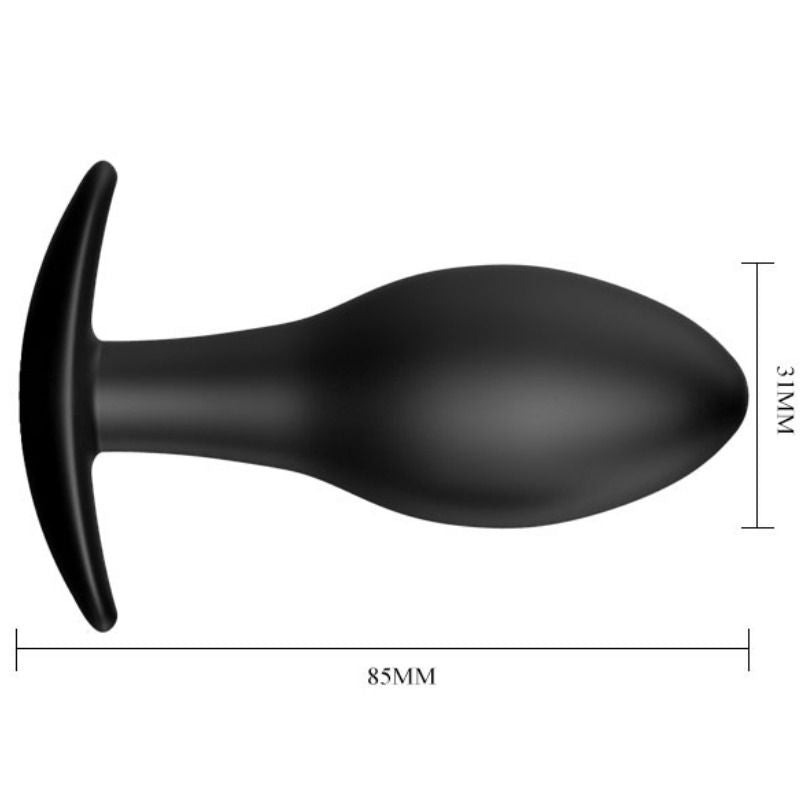 Pretty Love - Plug anale in silicone con design ad ancora 8,5 cm