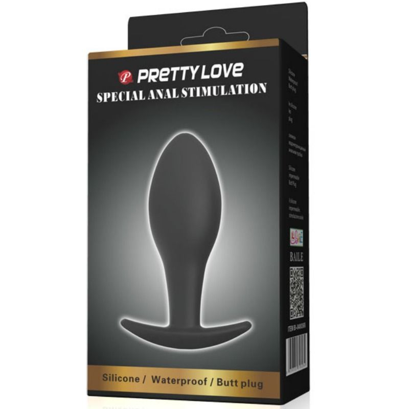 Pretty Love - Plug anale in silicone con design ad ancora 8,5 cm