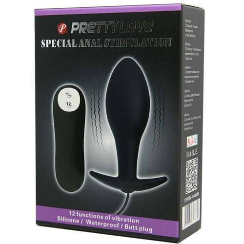 Pretty Love – Plug Anale Vibrante con 12 Modalità e Design a Forma di Ancora