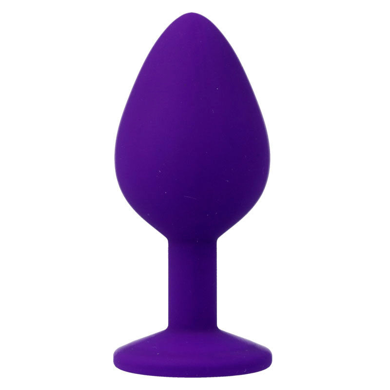 Intense Toys – Plug Anale in Silicone con Base a Diamante