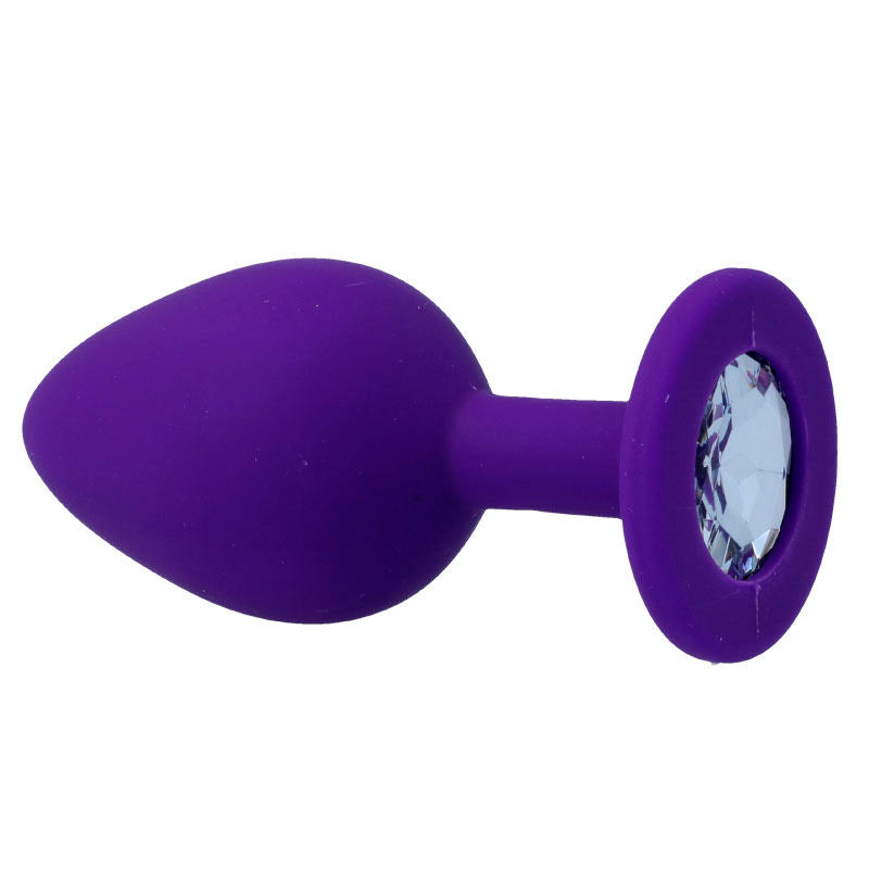 Intense Toys – Plug Anale in Silicone con Base a Diamante